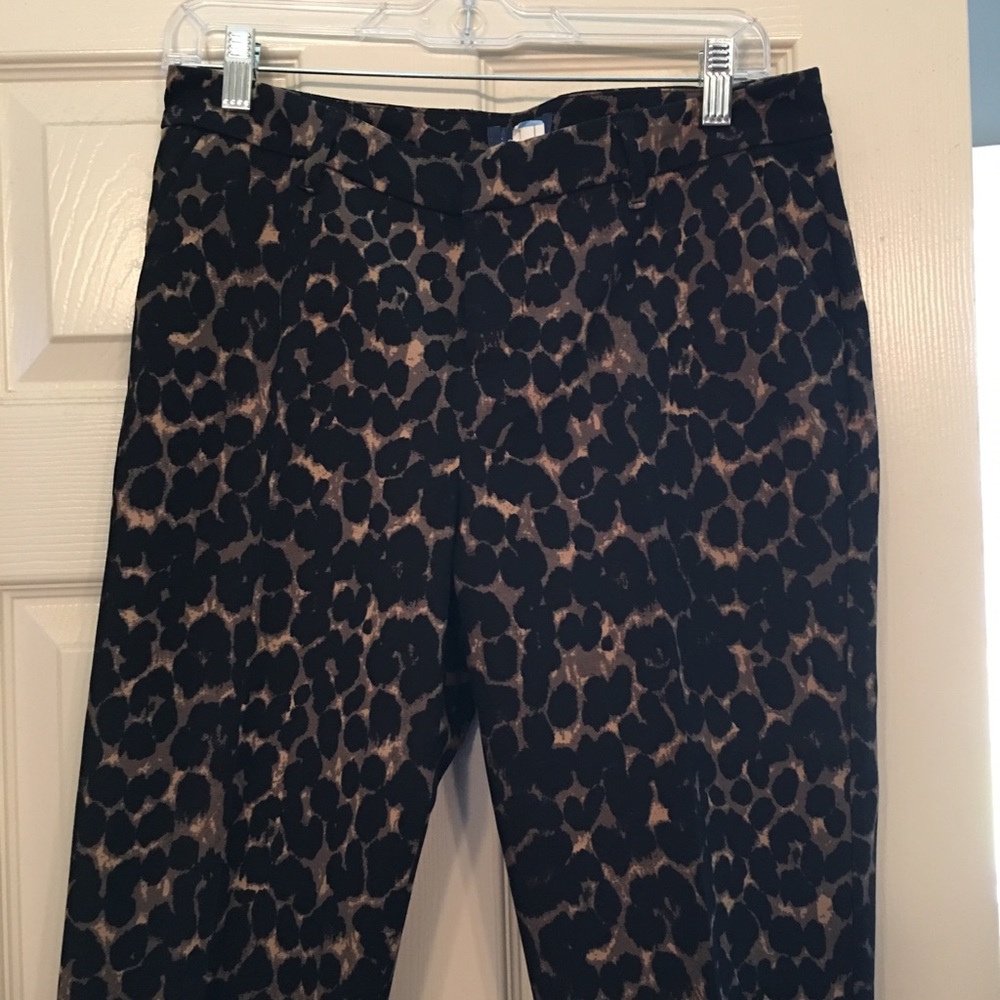 Old Navy Leopard Harper Ankle Pants